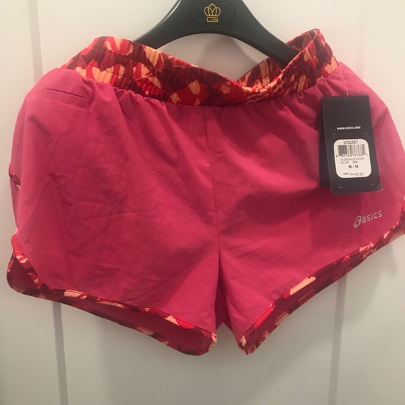 ASICS Women’s Shorts Size M Pink/ Multicolor - Picture 16 of 16